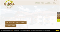 Desktop Screenshot of derbrunnerhof.com